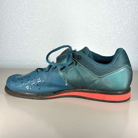 Adidas Powerlift 3.1 Shoes Mens Size 10.5 Blue Red Weightlifting Gym BA8014 - Picture 7 of 13